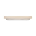 ECOSAVE Tableware, Plate, Sugarcane, 10.13" dia, White, 16/Pack, 12 Packs/Carton