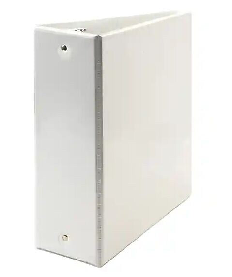 Skilcraft  3" , 3-Ring View Binder, White (NSN5104866)