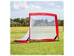 Champion Sports Rectangular Pop-Up Goal, Red (RG4837)