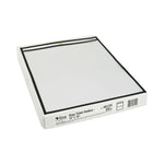 Stitched Shop Ticket Holders, Heavy-Duty, Top Load 12 x 15 Insert, Clear Front, Black Border, 25/Box