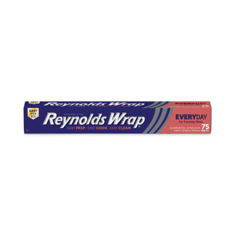 Standard Aluminum Foil Roll, 12" x 75 ft, 35/Carton