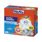 Ultra Strong Scented Tall Kitchen Bags, Drawstring, 13 gal, Clean Burst, 24.75" x 24.88", White, 80 Bags/Box, 3 Boxes/Carton