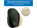 Mount-It! Ergo Collection Memory Foam Curved Back Support, Black (MI-1105)