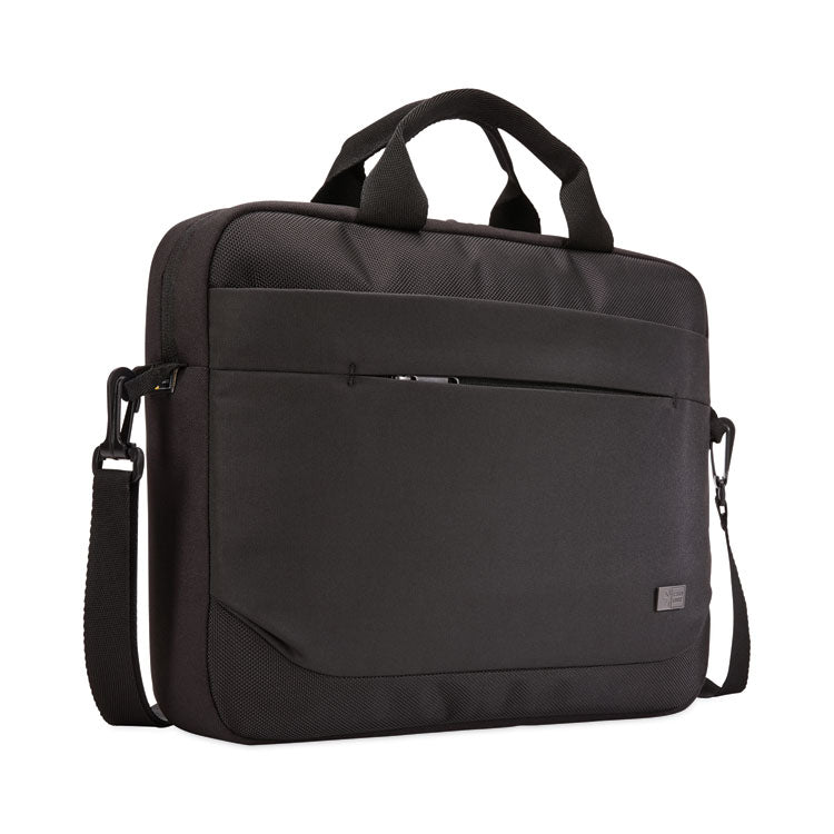Advantage Laptop Attache, Fits Devices Up to 15.6", Polyester, 16.1 x 2.8 x 13.8, Black