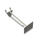 Azar® 6" Glass Filled Nylon Pegboard Scan Hooks, White, 50/Set