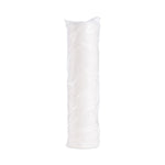 Plastic Lids for Foam Containers, Vented, Fits 3.5 oz to 6 oz, White, 100/Pack, 10 Packs/Carton