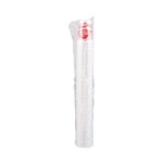 Horizon Hot/Cold Foam Drinking Cups, 16 oz, White/Cranberry, 25/Bag, 40 Bags/Carton