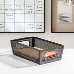 mDesign Steel Organizer, Matte Black (25985)