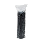 Cappuccino Dome Sipper Lids, Fits 12 oz to 24 oz Hot Cups, Plastic, Black, 100/Pack, 10 Packs/Carton
