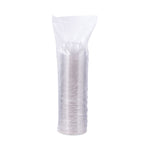 PresentaBowls Clear Bowls, 16 oz, Plastic, 63/Bag, 8 Bags/Carton, 504 Bowls/Carton