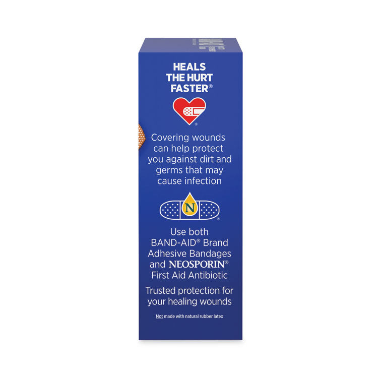 Flexible Fabric Adhesive Tough Strip Bandages, 1 x 3.25, 20/Box