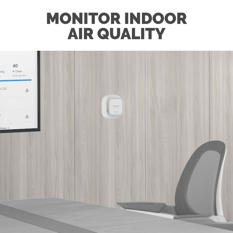 Fellowes Array Signal Smart Air Quality Monitor, White (5885401)
