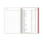 2025-2026 Blue Sky Sincerely Jules Rosie 5" x 8" Academic Weekly & Monthly Planner, Plastic Cover, Multicolored (155340)
