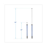 Telescopic Handle For Microfeather Duster, 36" To 60" Handle, Blue