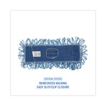 Mop Head, Dust, Looped-End, Cotton/synthetic Fibers, 18 X 5, Blue