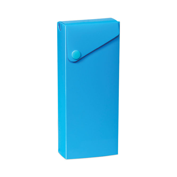 Slider Pencil Case, 2.88" x 0.6" x 9.5" to 11.43", Assorted Colors, 24/Carton