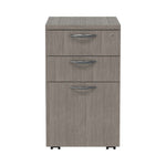 Alera Valencia Series Mobile Pedestal File, Left/Right, 3-Drawer: Box/Box/File, Legal/Letter, Gray, 15.88 x 20.5 x 28.39