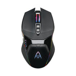 iMouse X50 Series Gaming Mouse with Charging Cradle, 2.4 GHz Frequency/33 ft Wireless Range, Left/Right Hand Use, Black