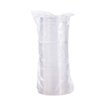 PresentaBowls Clear Flat Lids, 5.4" Diameter x 0.3" h, Plastic, 504/Carton