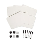 Single-Sided Dry Erase Lap Board, 12" x 9", White Surface