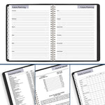2026 AT-A-GLANCE DayMinder Executive 7" x 8.75" Weekly & Monthly Planner, Faux Leather Cover, Black (G545-00-26)