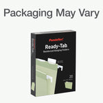 Pendaflex Reinforced Hanging File Folder, 3-Tab, Letter, Sage green, 20/Box (1009463)