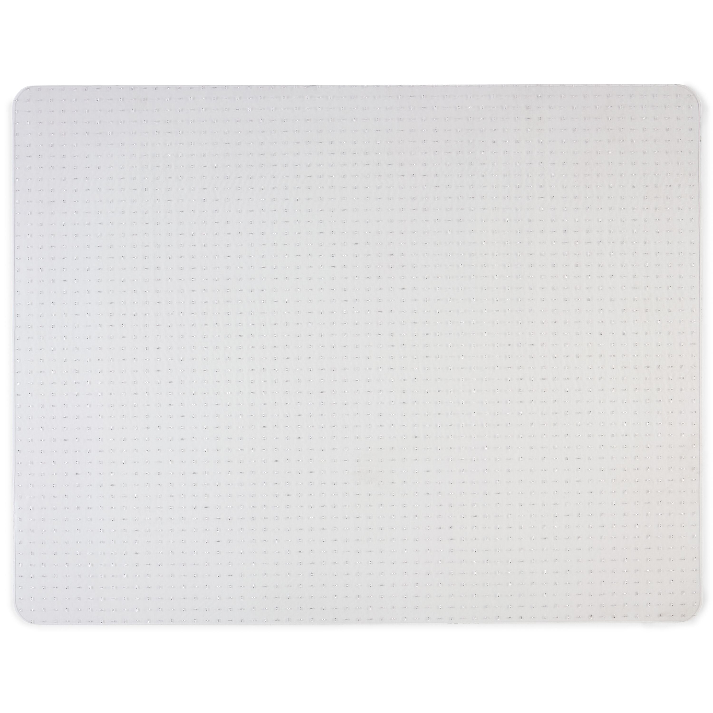 Staples Carpet Chair Mat, 46" x 60'', Flat-Pile, Clear (20233-CC)