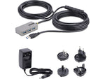 StarTech 4-Port USB 3.0 Extender Hub, Silver/Black (U01043-USB-EXTENDER)