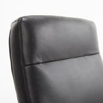 La-Z-Boy Baylor Ergonomic Faux Leather Swivel Executive Chair, Black (CHR10085B)