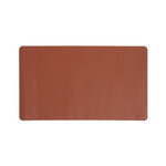 Smead Small Vegan Leather Anti-Slip Desk Pad, 23.6" x 13.7", Brown (SMD64837)