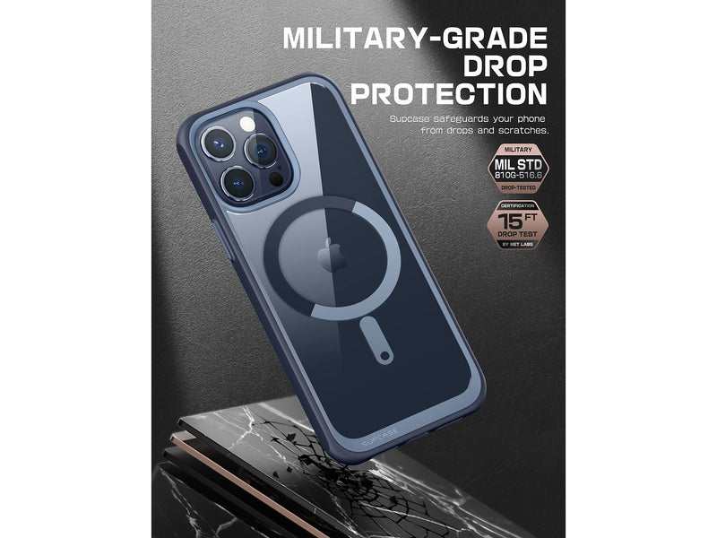SupCase Unicorn Beetle MAG MagSafe Phone Case for iPhone 15 Pro Max, Blue (SUP-iPhone2023Max-6.7-UBMag-Navy)