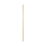 Threaded End Broom Handle, Lacquered Hardwood, 0.94" dia x 54", Natural