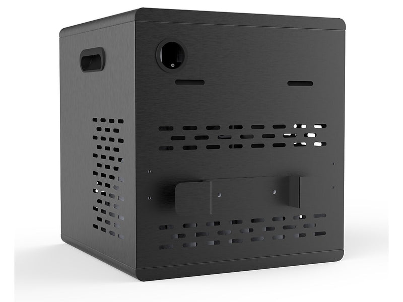 Luxor Lockable 10-Unit Modular Charging Cabinet, Black Steel (LLMC10)