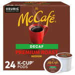 McCafe Premium Roast Decaf Coffee Keurig® K-Cup® Pods, Medium Roast, 24/Box (5000201380)