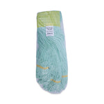 Ecomop Looped-End Mop Head, Recycled Fibers, Extra Large Size, Green, 12/ct