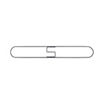 Clip-On Dust Mop Frame, 36w X 5d, Zinc Plated