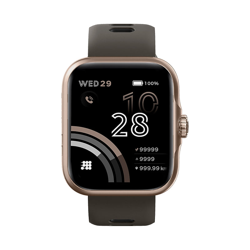 Cubitt VIVA Pro Smartwatch, GPS, 45.2mm, Stainless Steel Case, Mocha Brown Sport Band (CT-VIVAP9)