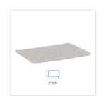 Light-Duty Scouring Pad, 6 x 9, White, 20/Carton
