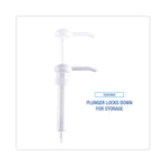 Siphon Pump for 1 gal Bottles, 1 oz Output, 12" Tube, Plastic, White