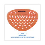 Gem Urinal Deodorizer Screen, Mango Scent, Orange, 12/Box