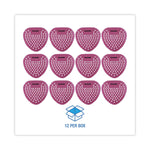 Gem Urinal Deodorizer Screen, Spiced Apple Scent, Red, 12/Box