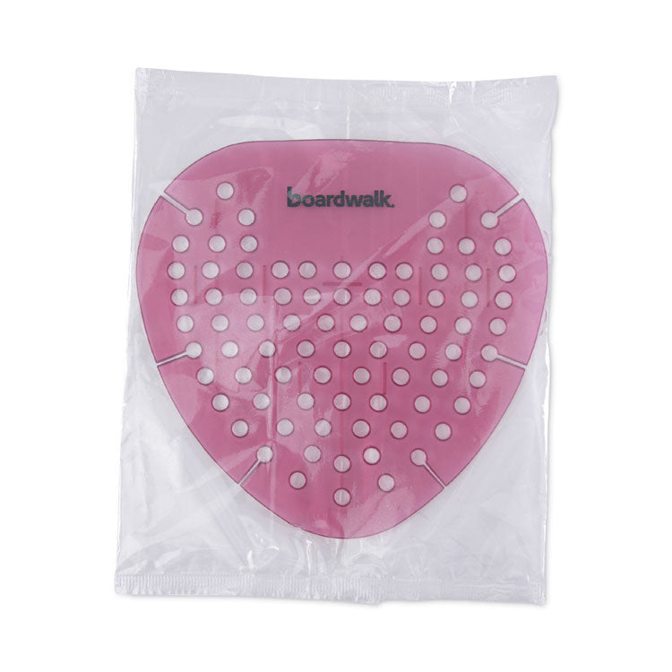 Gem Urinal Deodorizer Screen, Spiced Apple Scent, Red, 12/Box