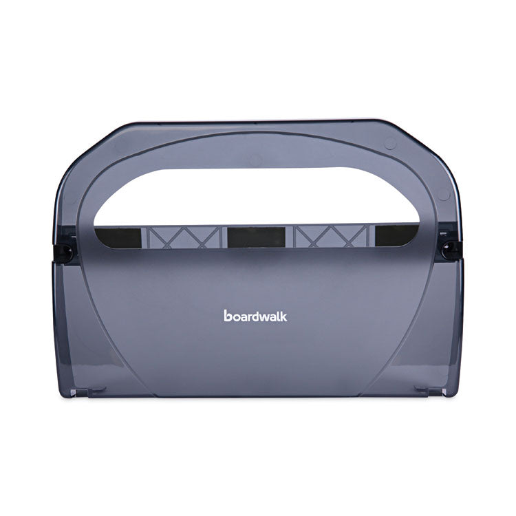Toilet Seat Cover Dispenser, 17.25 x 3.13 x 11.75, Smoke