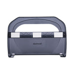 Toilet Seat Cover Dispenser, 17.25 x 3.13 x 11.75, Smoke