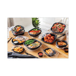 Clearview Micromax Microwavable Container, 36 oz, 9.38 x 8 x 1.5, Black, Plastic, 250/Carton