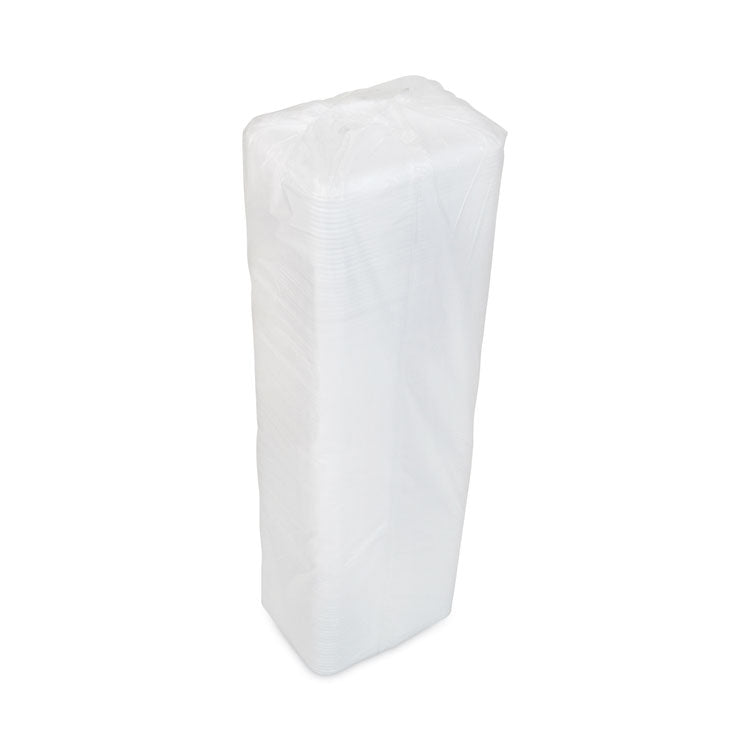 Meat Tray, #4 Shallow, 9.13 x 7.13 x 0.65, White, Foam, 500/Carton