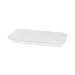 Supermarket Tray, #17, 8.3 x 4.8 x 0.65, White, Foam, 1,000/Carton