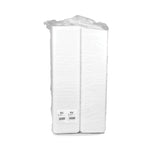 Supermarket Tray, #2, 8.2 x 5.7 x 0.91, White, Foam ,500/Carton