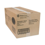 Placesetter Deluxe Laminated Foam Dinnerware, Plate, 6" dia, Black, 125/Pack, 8 Packs/Carton