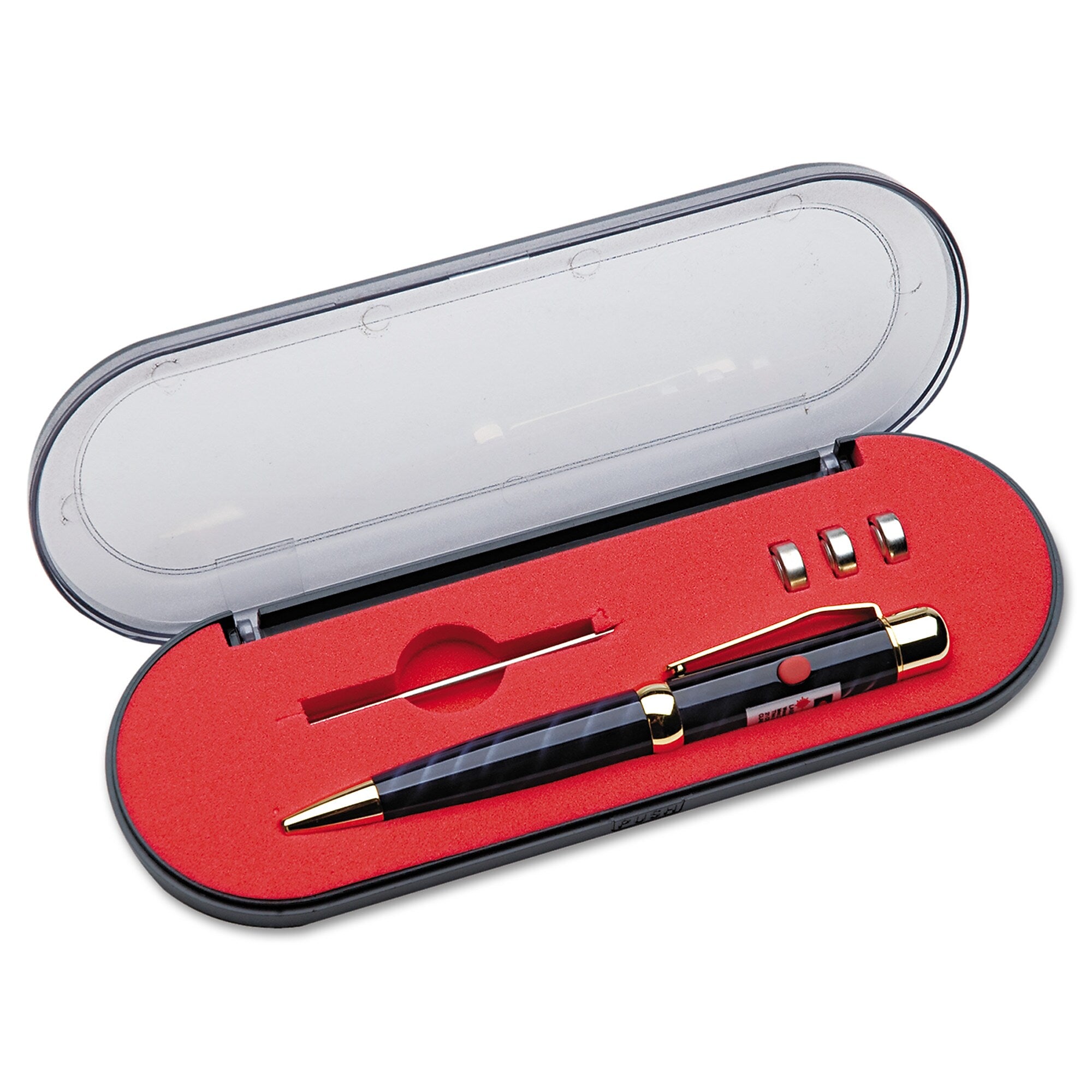 AbilityOne 7520014393397 SKILCRAFT Congressional Laser Liberty Collection Retractable Ballpoint Pen, Medium, Blue Ink